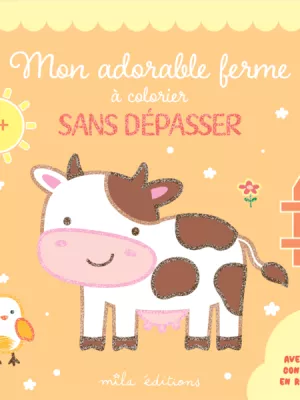 Produit Mon adorable ferme à colorier sans dépasser Image