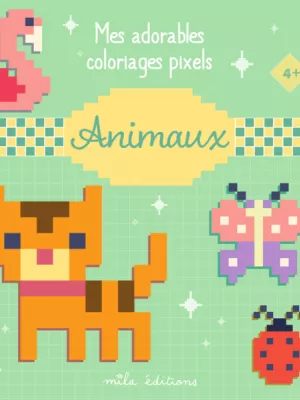 Produit Mes adorables coloriages pixels - Animaux Image