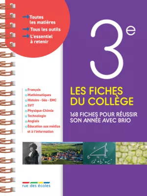 Produit Les fiches du collège - 3e Image