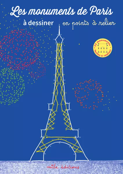 Produit Les monuments de Paris à dessiner en points à relier Image