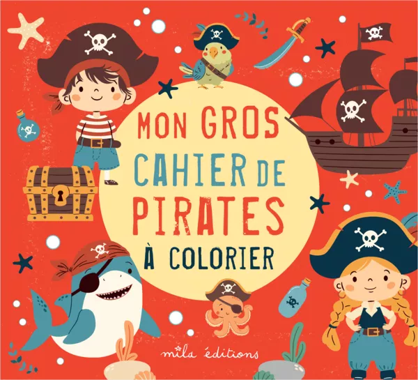 Produit Mon gros cahier de pirates à colorier Image