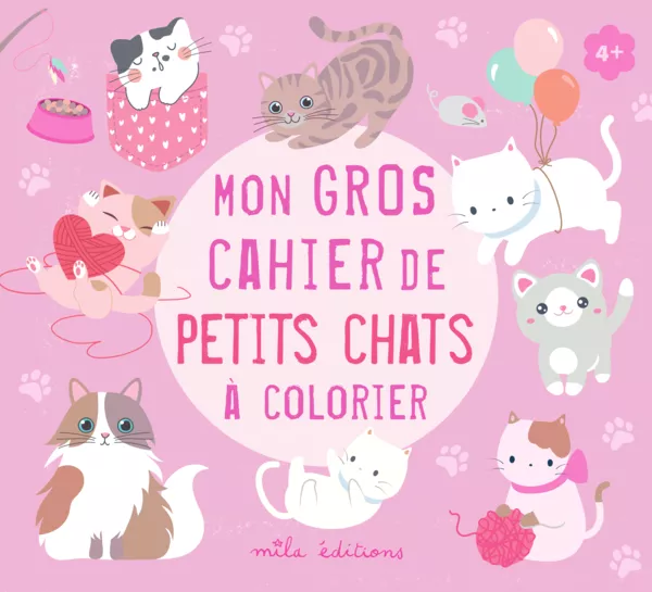 Produit Mon gros cahier de petits chats à colorier Image