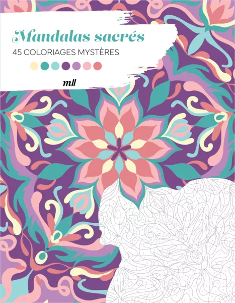 Produit Mandalas sacrés - 45 coloriages mystères Image