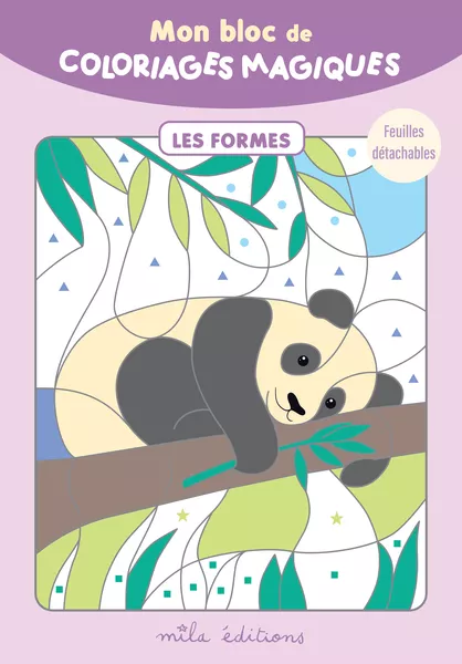 Produit Mon bloc de coloriages magiques - Les formes Image