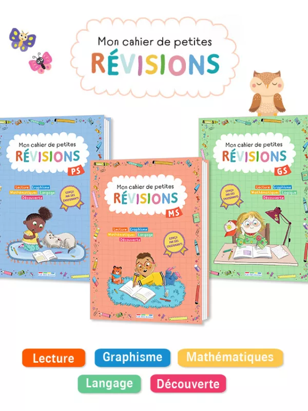 Produit Lot Maternelle « Mon cahier de petites révisions » (3 titres) Image