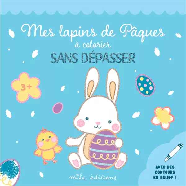 Produit Mes lapins de Pâques à colorier sans dépasser Image