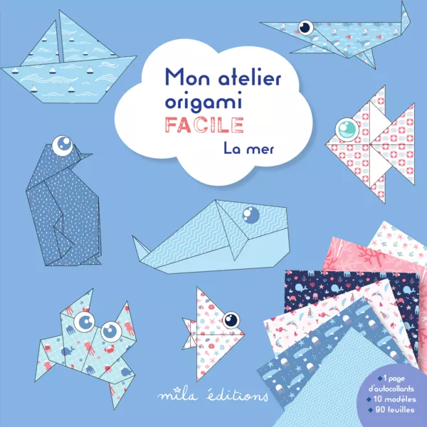 Produit Mon atelier origami facile - La mer (7 ans et +) Image