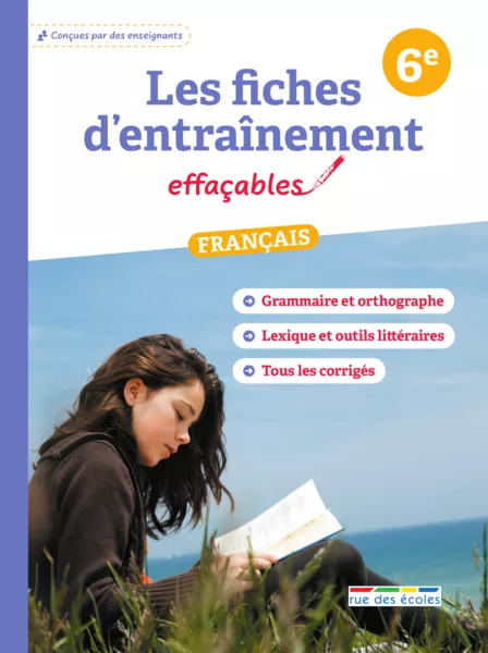 Produit Les fiches d'entraînement effaçables - Français - 6e Image