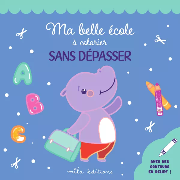 Produit Ma belle école à colorier sans dépasser Image