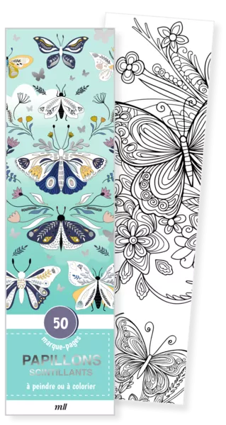 Produit Marque-pages - Papillons scintillants Image
