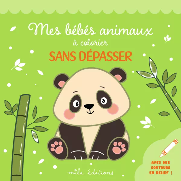 Produit Mes bébés animaux à colorier sans dépasser Image