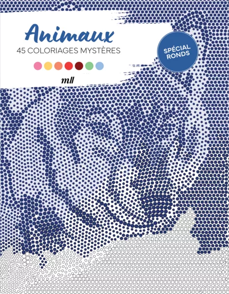 Produit Animaux, spécial ronds - 45 coloriages mystères Image