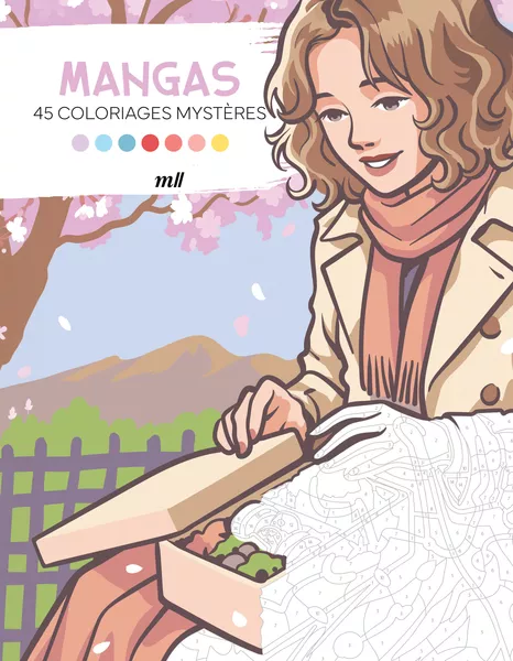 Produit Mangas - 45 coloriages mystères Image