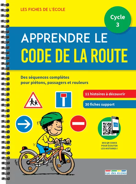 Produit Les Fiches de l'école - Apprendre le Code de la route cycle 3 Image