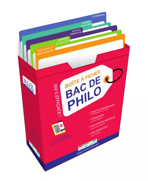 Produit Boite à fiches - Philosophie Image