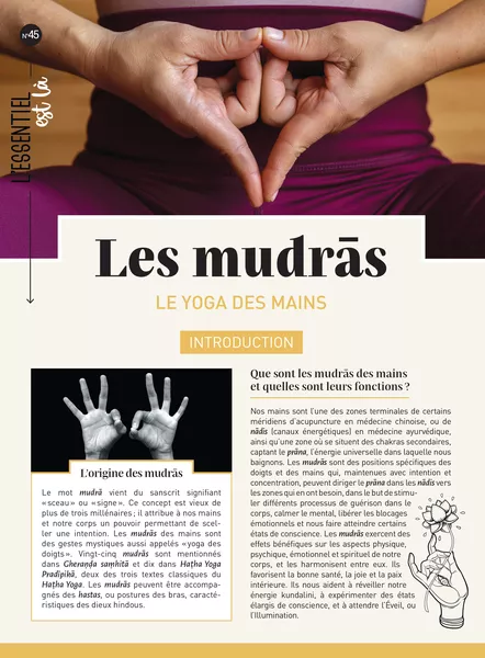 Produit Les mudras (dépliant) Image