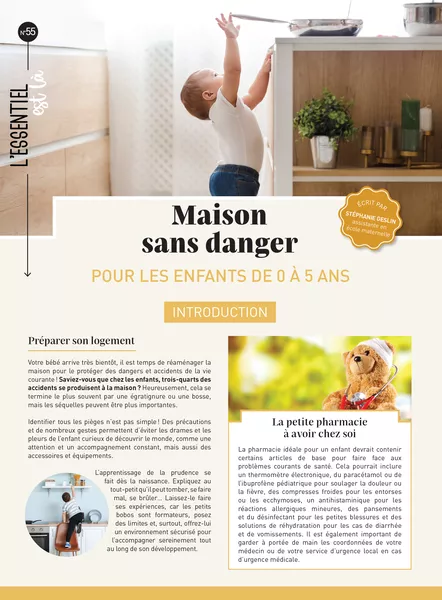 Produit Maison sans danger pour les enfants de 0 à 5 ans (dépliant) Image