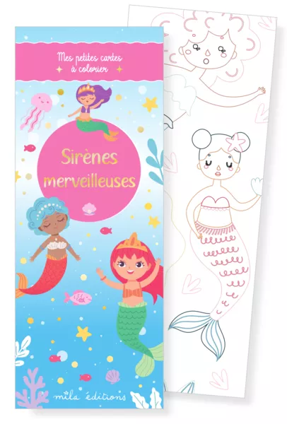 Produit Sirènes merveilleuses - Mes petites cartes à colorier Image