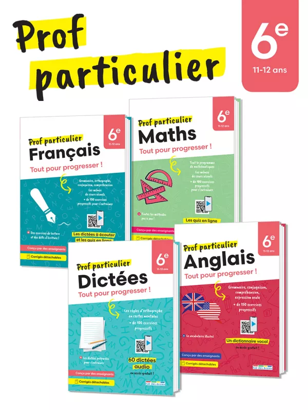 Produit Lot Prof particulier - 6e (4 titres) Image