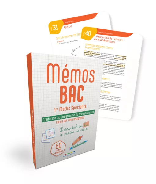 Produit Mémos Bac 1re Maths Spécialité Image
