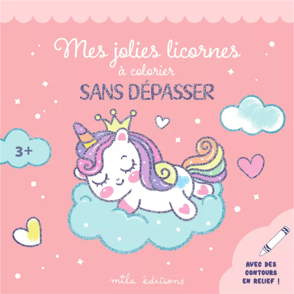 Produit Mes jolies licornes à colorier sans dépasser Image