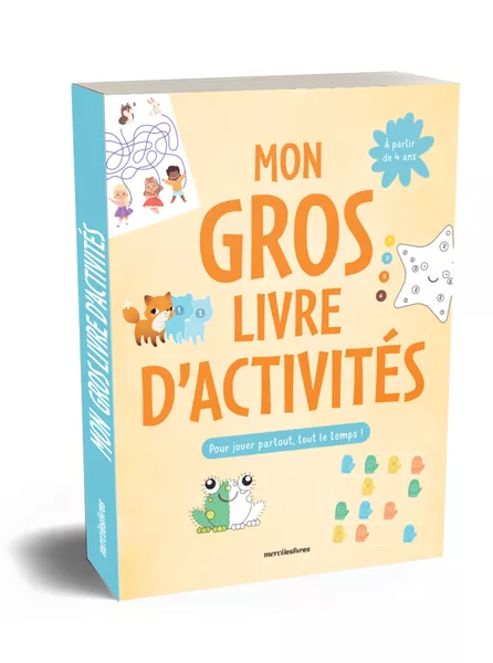 Produit Mon gros livre d'activités pour jouer partout, tout le temps ! Image