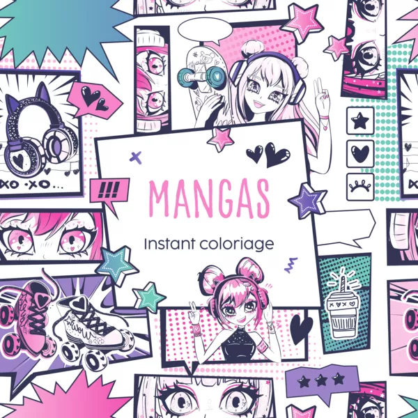 Produit Instant coloriage - Mangas Image