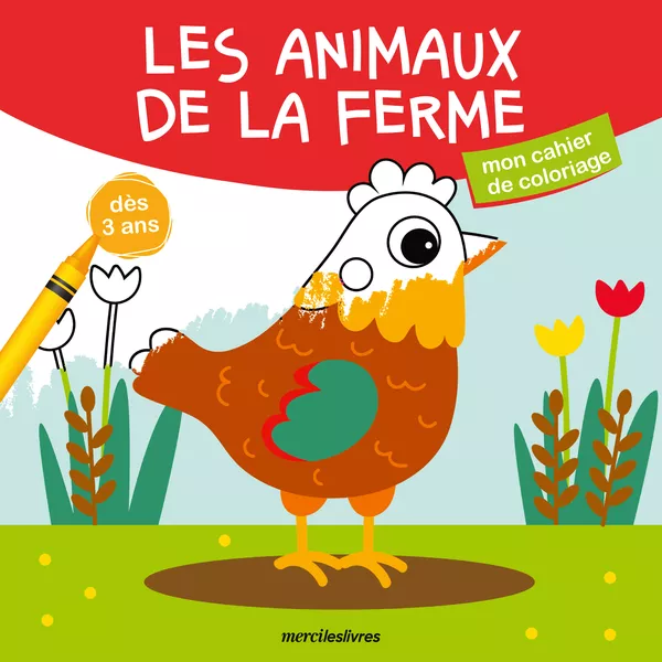 Produit Mon cahier de coloriage - Les animaux de la ferme, dès 3 ans Image