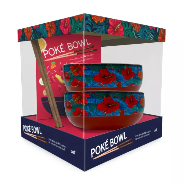 Produit Coffret Poke bowl - Avec plus de 30 recettes de cuisine hawaïenne ! Image