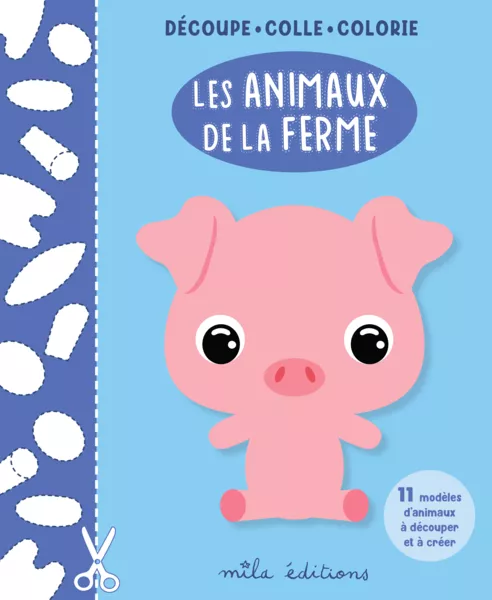 Produit Découpe, colle et colorie - Les animaux de la ferme Image
