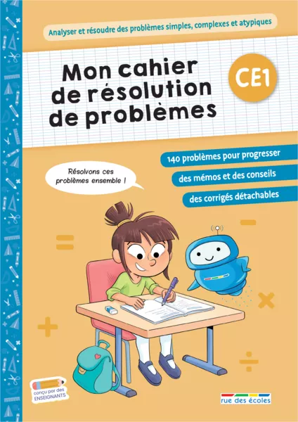 Produit Mon cahier de résolution de problèmes CE1 Image