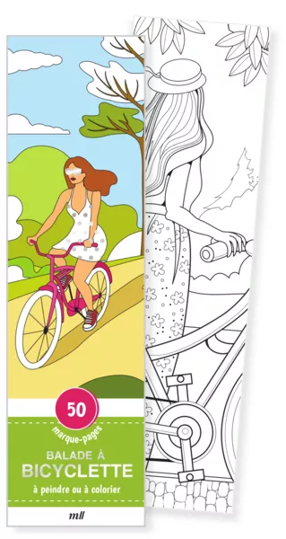Produit Marque-pages - Balade à bicyclette Image