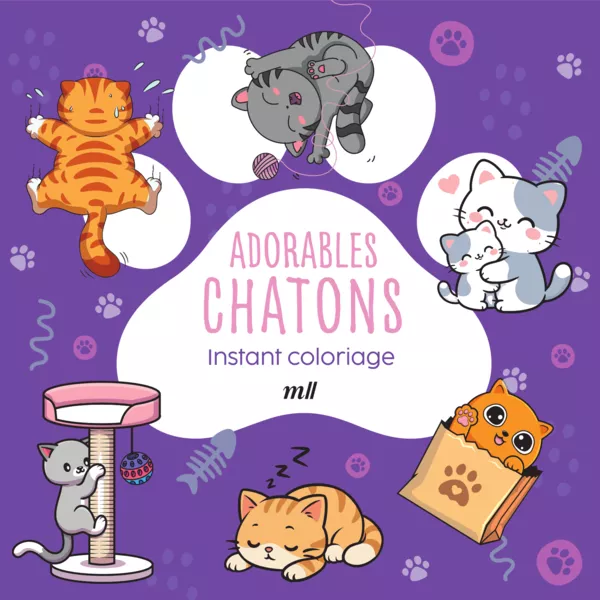 Produit Instant coloriage - Adorables chatons Image