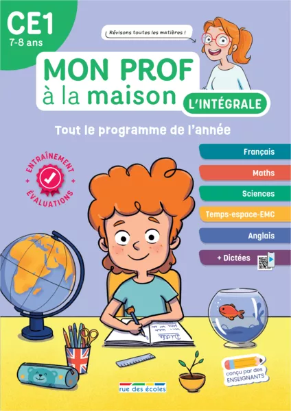 Produit Mon prof à la maison - L'intégrale CE1 - Multimatières Image