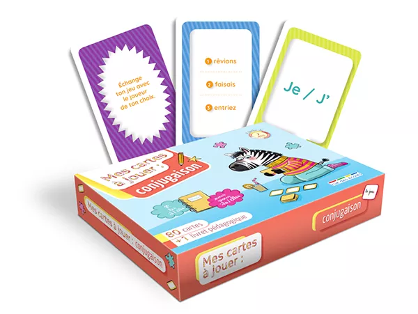 Produit Mes cartes à jouer - Conjugaison, dès 7 ans Image