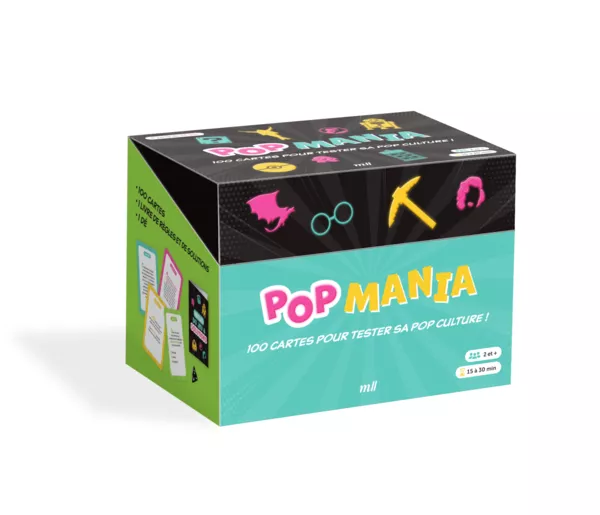 Produit PopMania - 100 cartes pour tester sa pop culture ! Image