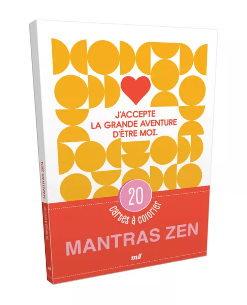 Produit Mantras Zen - 20 cartes à colorier Image