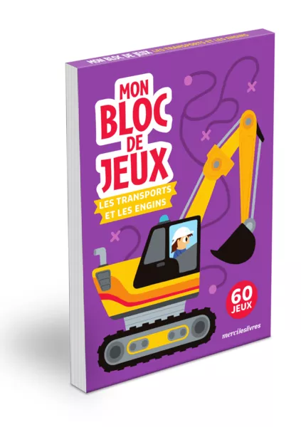 Produit Les transports et les engins - Mon bloc de jeux Image