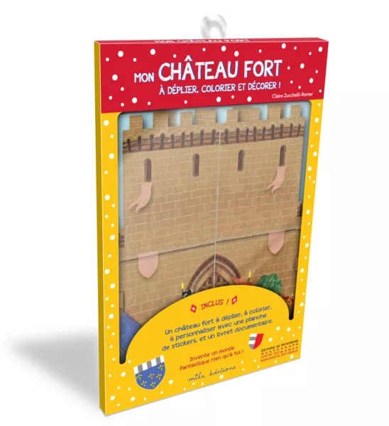 Produit Pochette - Mon château fort à déplier, colorier et décorer ! Image