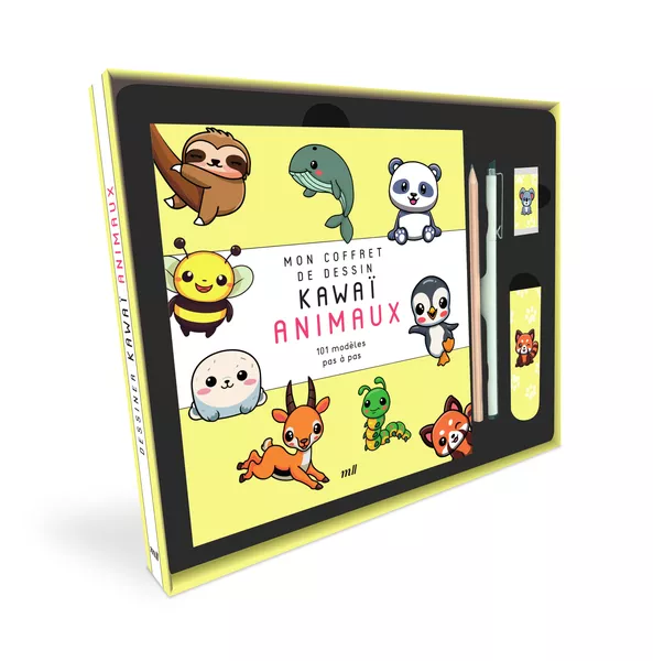 Produit Mon coffret de dessin kawaï - Animaux Image