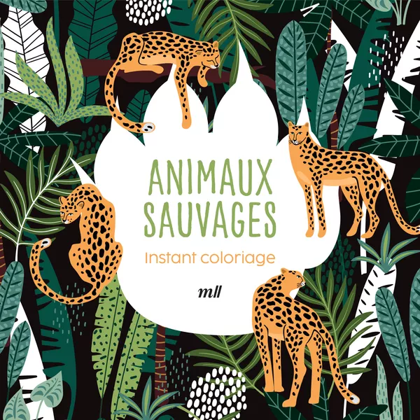 Produit Instant coloriage - Animaux sauvages Image