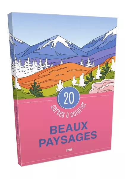 Produit Beaux paysages - 20 cartes à colorier Image