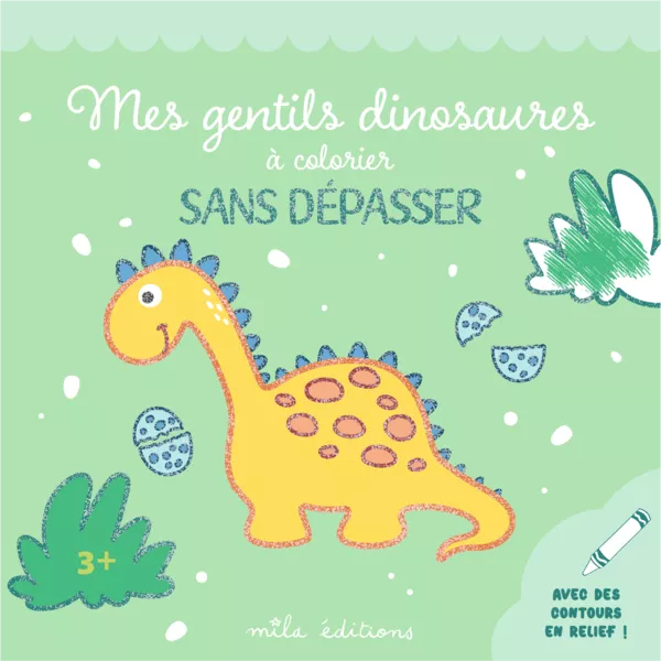 Produit Mes gentils dinosaures à colorier sans dépasser Image