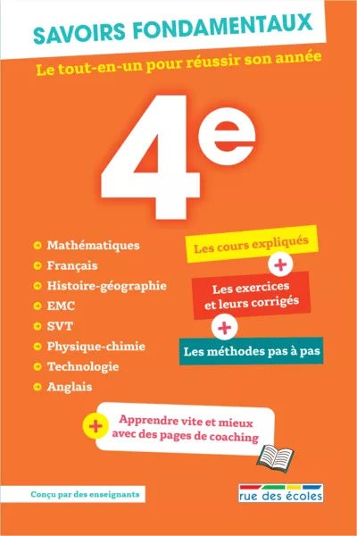 Produit Savoirs fondamentaux 4e - Le tout-en-un pour réussir son année ! Image