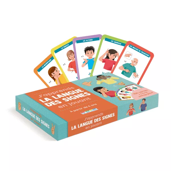 Produit J'apprends la langue des signes en jouant - 6 ans et plus Image