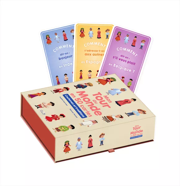 Produit Mon tour du monde en 50 cartes - Coutumes et traditions Image