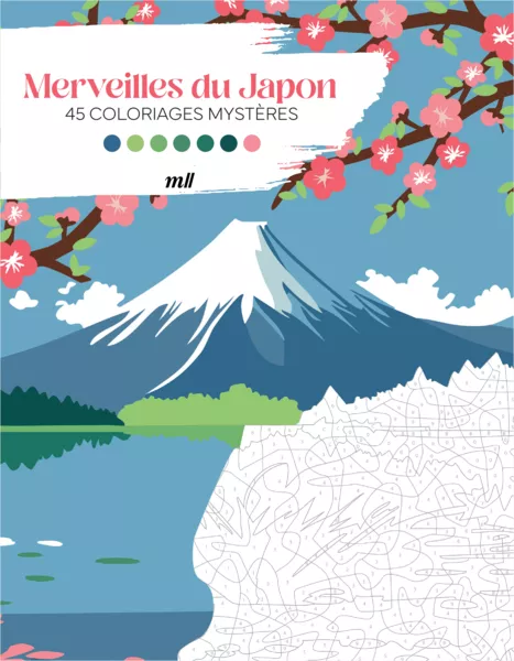 Produit Merveilles du Japon - 45 coloriages mystères Image