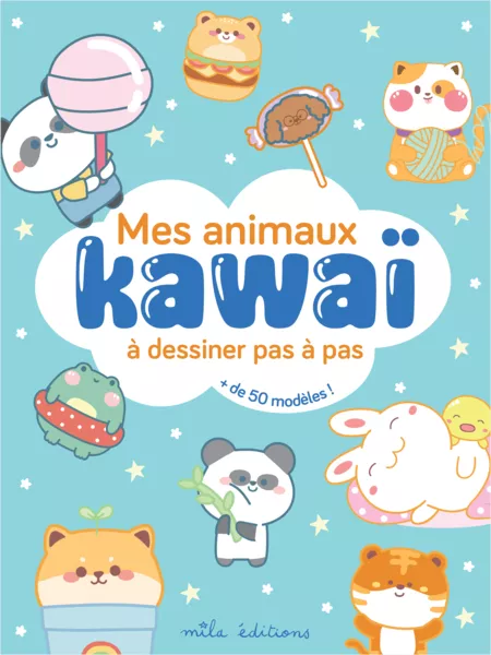 Produit Mes animaux kawaï à dessiner pas à pas Image