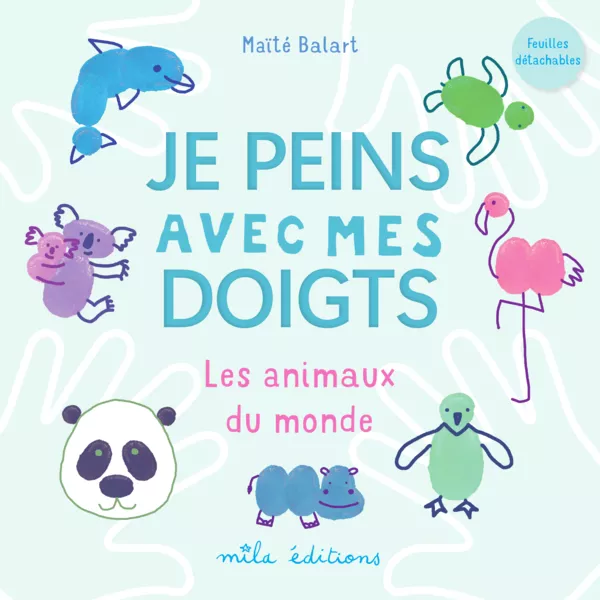 Produit Je peins avec mes doigts - Les animaux du monde Image