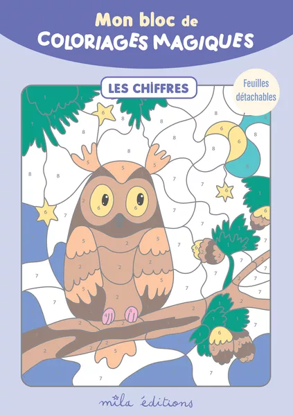 Produit Mon bloc de coloriages magiques - Les chiffres Image